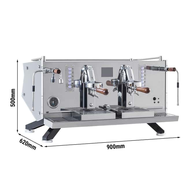 Siebträgermaschine "Suprema" - mit Touch-Display - 2 Gruppig - Getrennte Temperaturregelgung - inkl. Preinfusiuonssystem