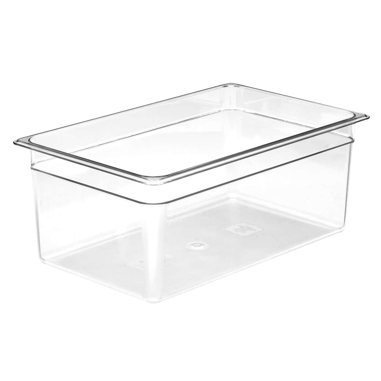 (6 Stück) CAMBRO | CAMWEAR® -  Polycarbonat GN-Behälter 1/1 - Clear - Tiefe 200 mm