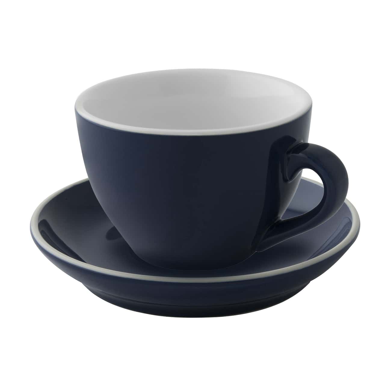 (6 Stück) COLORS - Cappuccinountertasse - Ø 140mm - Blau