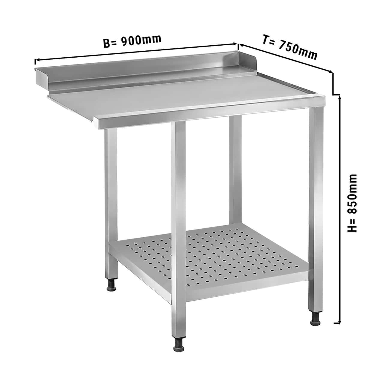 Auslauftisch - Anbau Rechts - 900mm