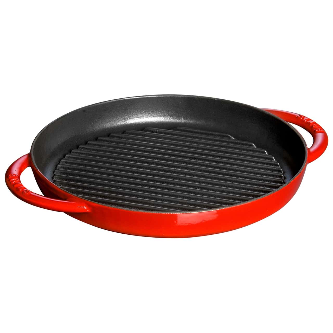 STAUB | GRILL PANS - Pure Grill - Ø 260mm - Gusseisen - Kirsch-Rot