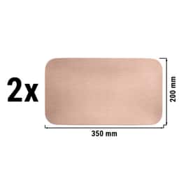 (2 pieces) Seltmann Weiden - Coup plate flat rectangular - 350 x 200 mm