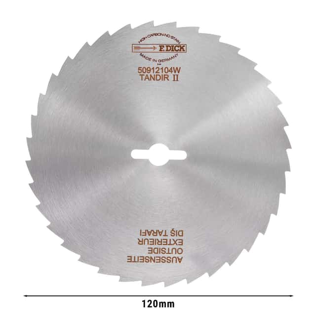 F. DICK® | Schneidemesser - Ø120mm - gezahnt