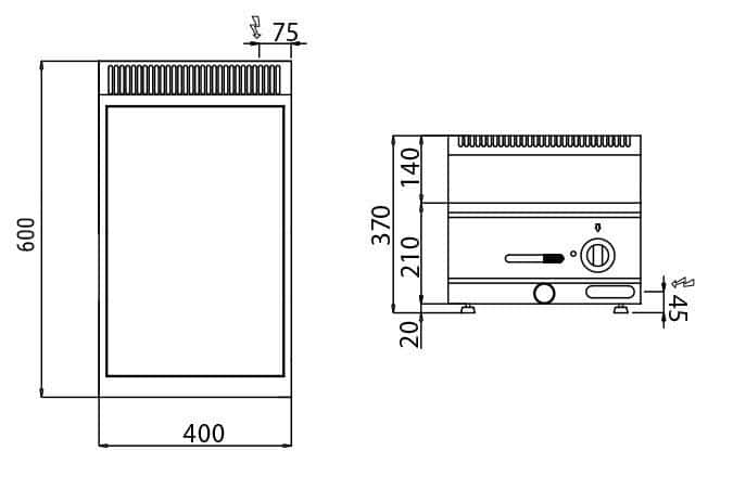 Bain Marie - 1 x 1/3 a 1 x 1/2