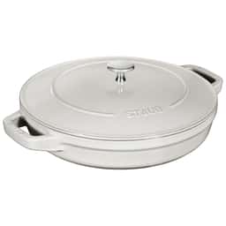 STAUB | STACKABLE SET - Kochtopfset - 2-tlg - Ø 240mm - Gusseisen - Weisser Trüffel