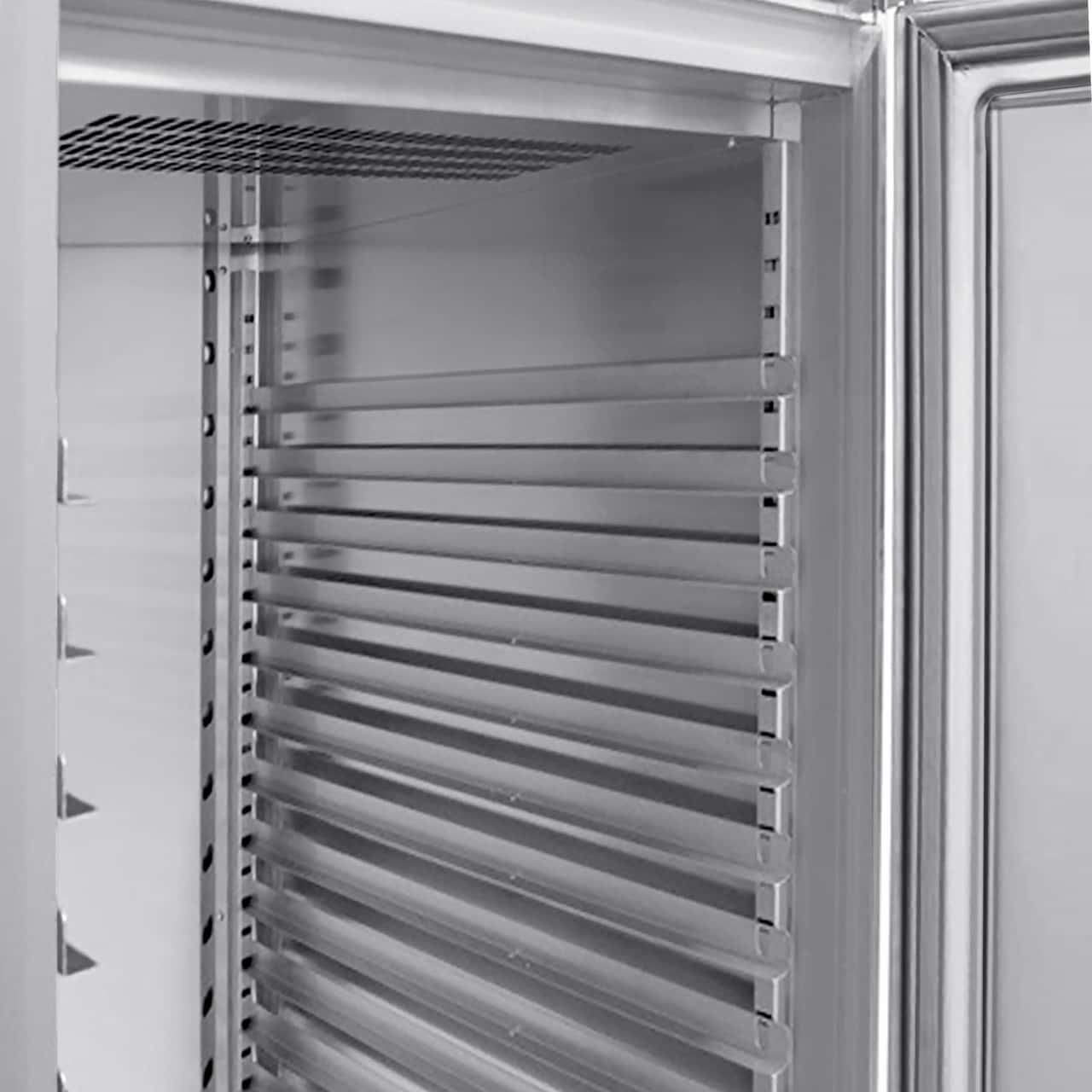 Bäckerei-Kühlschrank Edelstahl PREMIUM PLUS - EN 60x40 - 1240 Liter - mit 2 Türen