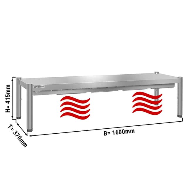 Wärmebrücke PREMIUM - 1600x370mm - mit 1 Etage - Höhe: 415mm