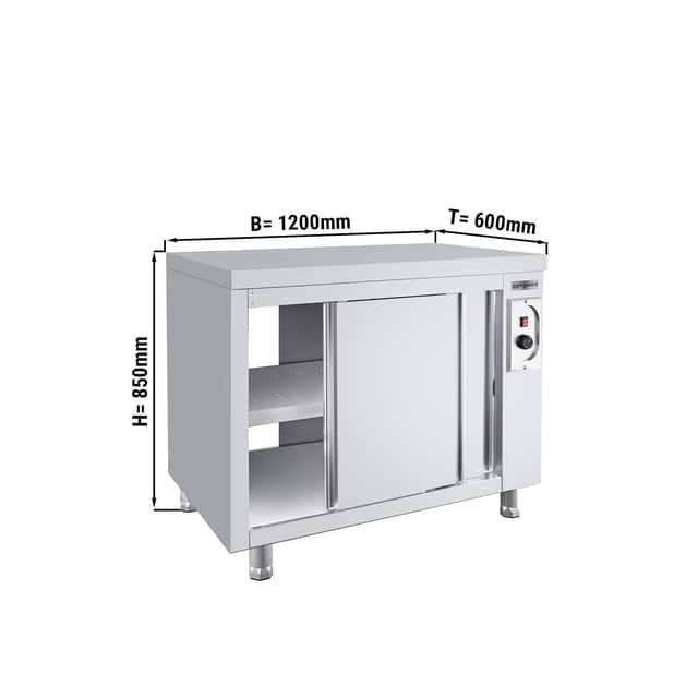 Wärmeschrank ECO - 1200x600mm - mit Durchreiche