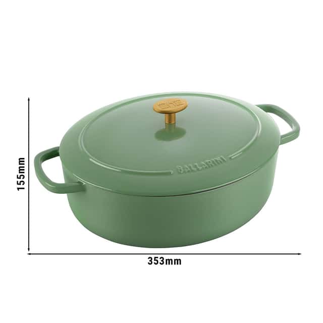 STAUB | LA COCOTTE - Cocotte - oval - 290mm - Gusseisen - Grün