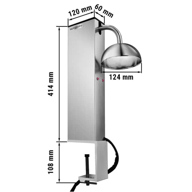 Glasvereiser mit LED Beleuchtung