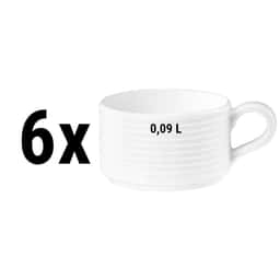 (6 pieces) Seltmann Weiden - mocha cup - 0,09 liter