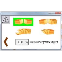 Brotschneidemaschine - Scheibendicke 3-40mm - 1,57 kW