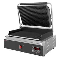 Zubereitungstisch - 1210mm - für 9x GN 1/6 - 2 Türen - inkl. Digitalem Kontaktgrill