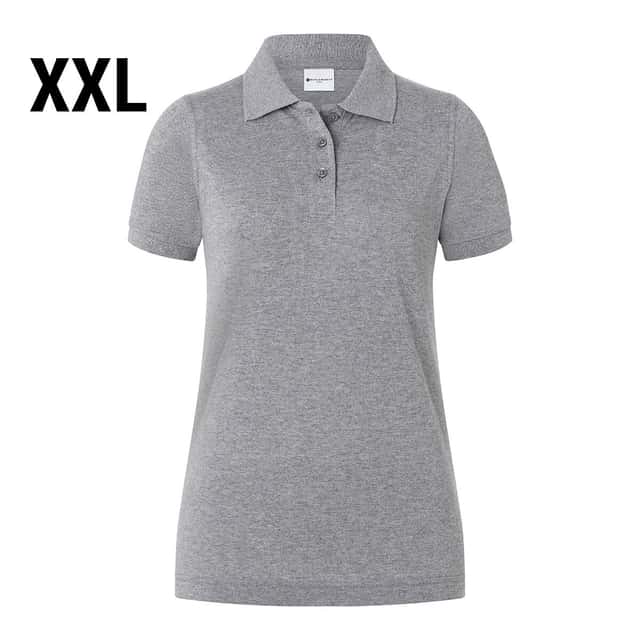 KARLOWSKY | Damen Workwear Poloshirt Basic - Hellgrau - Größe: 2XL