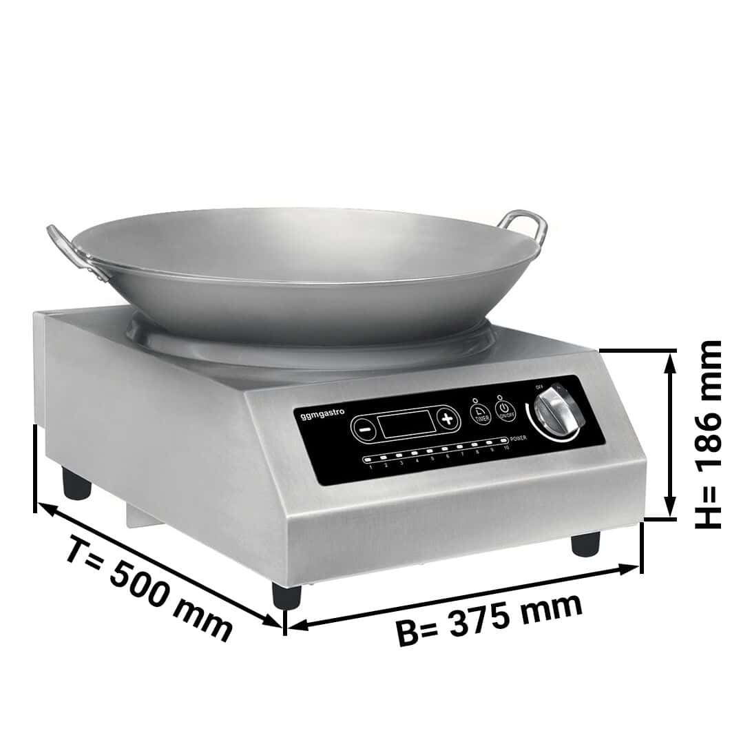 Wok-Induktionsherd - 3,5 kW - inkl. WOK