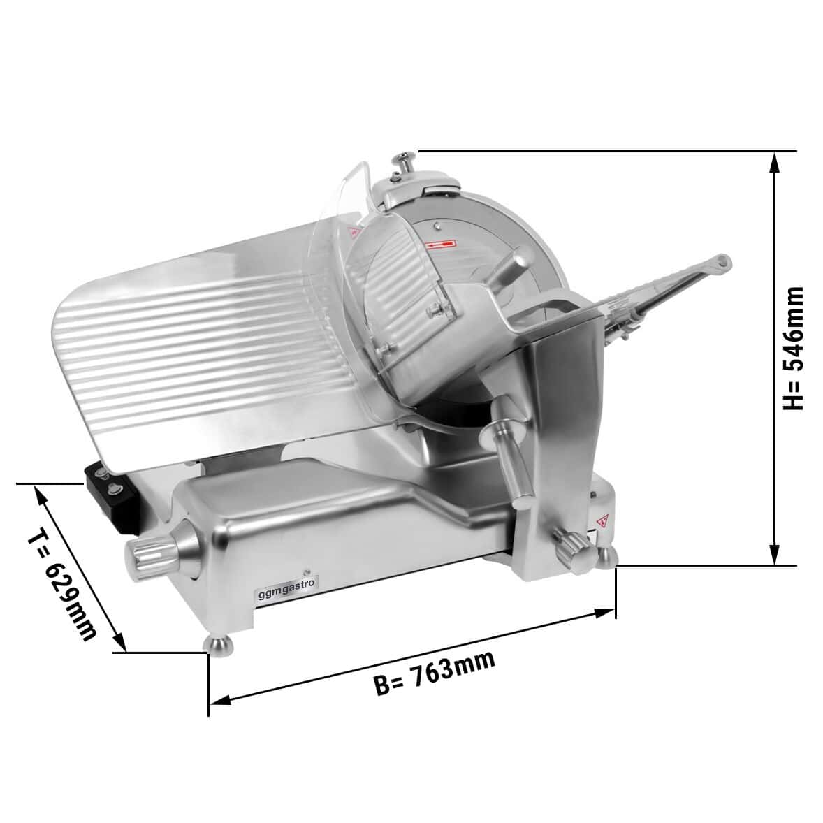 Aufschnittmaschine - 400 Watt - Messer: Ø 350mm