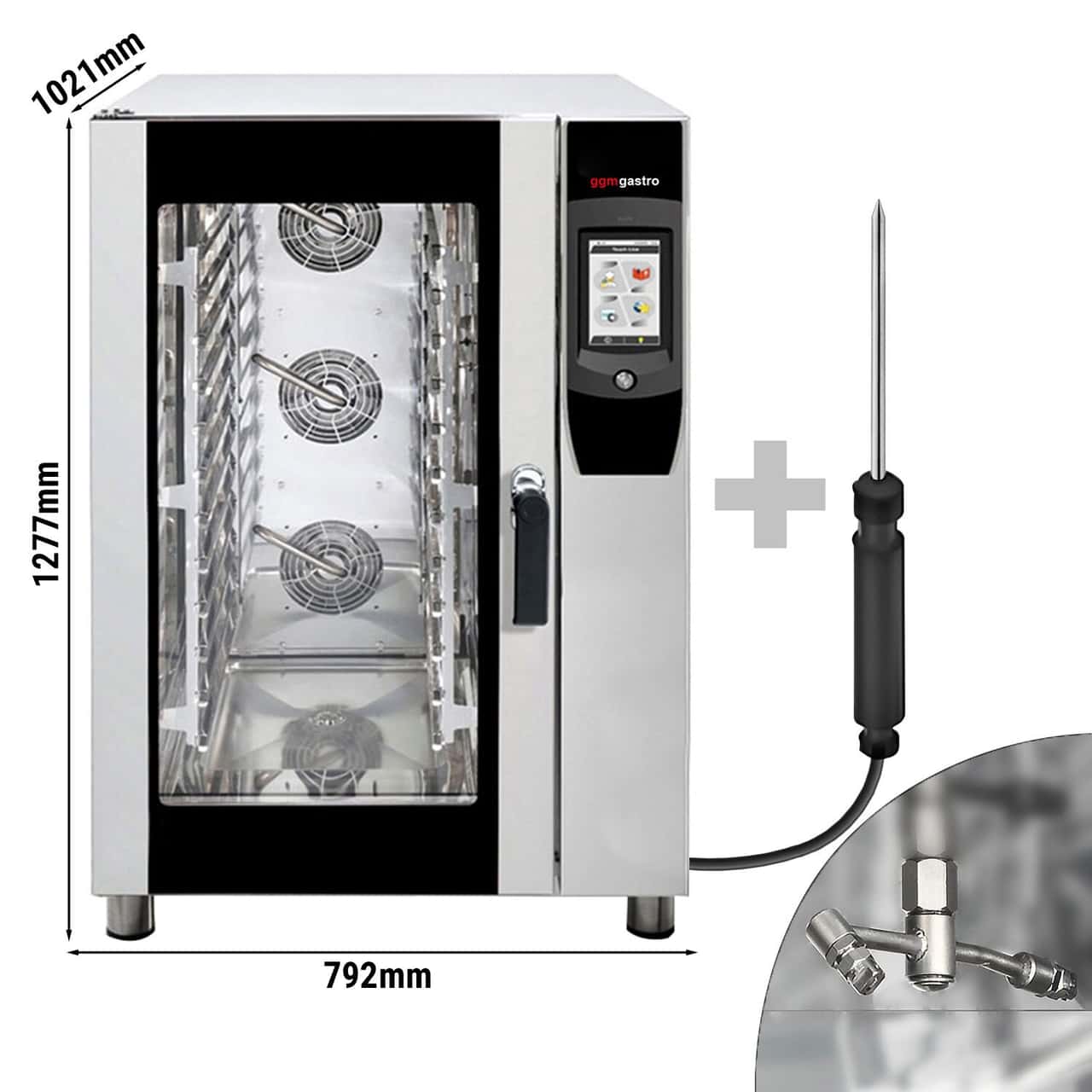 Kombidämpfer - Touch - 12x GN 1/1 - mit Waschsystem