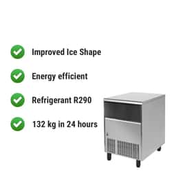 Eiswürfelbereiter - Zylinder - Zylinder- 132 kg/ 24 h