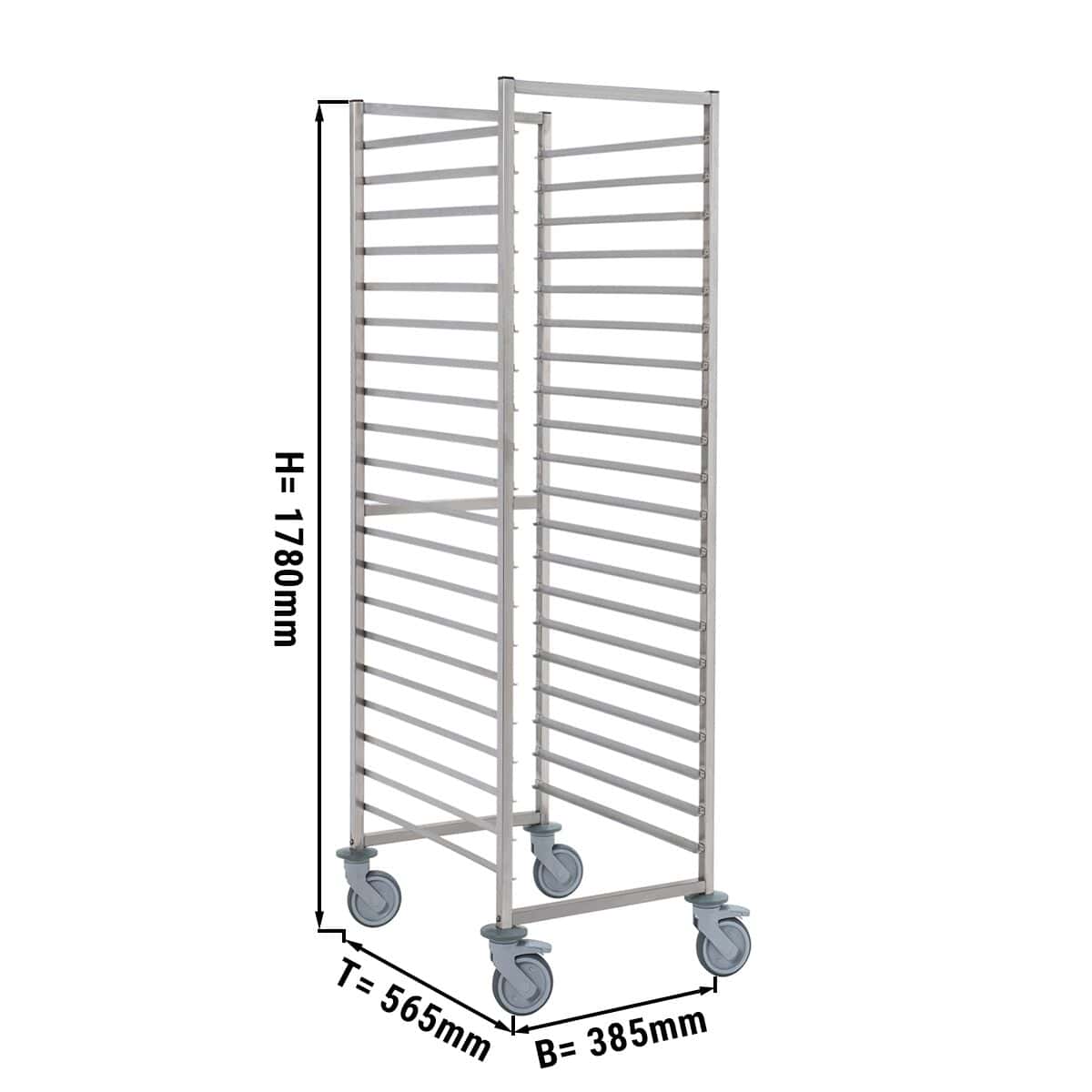 Tablettwagen - 20x GN 1/1