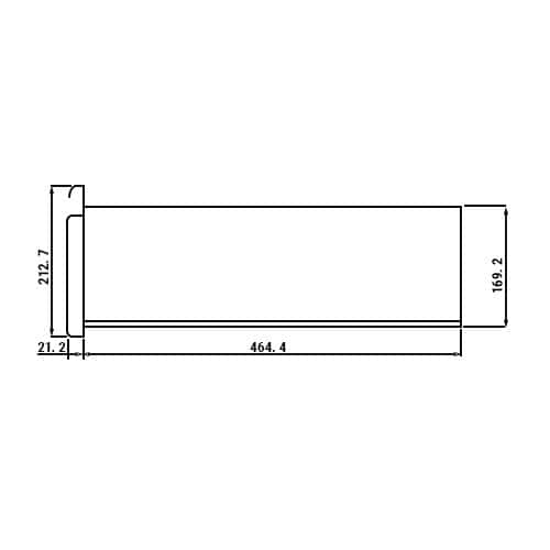 Schubladenblock PREMIUM - 3 Schubladen - Unterbaumodul 400x560mm - für ATK 600mm tief