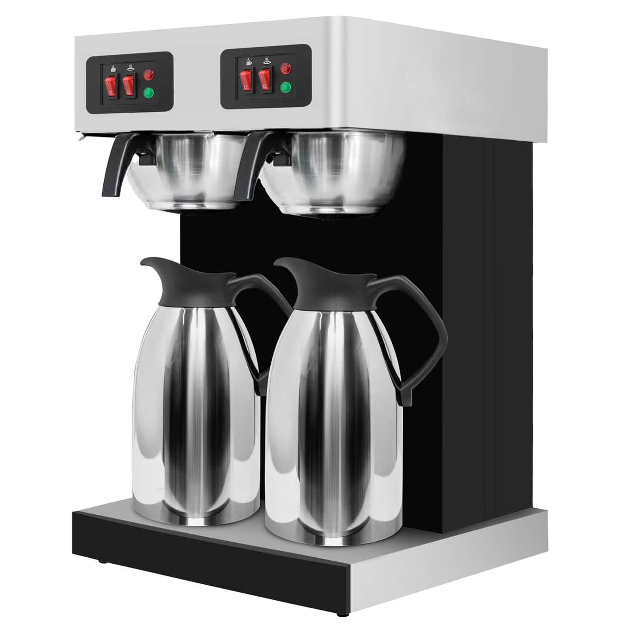 Filterkaffeemaschine - 2x 2 Liter - 3,8 kW - inkl. 2 Isolierkannen