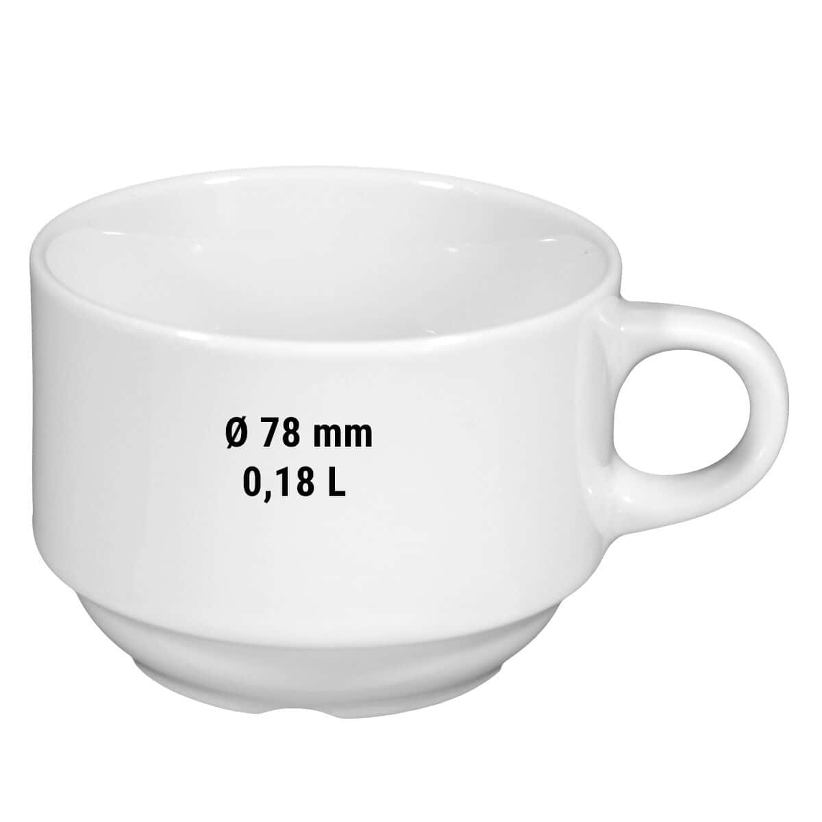 (6 pieces) Seltmann Weiden - Coffee cup - 0,18 Liter