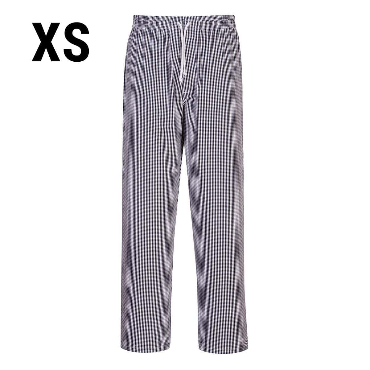 (5 Stück) Kochhose Bromley - Karo - Größe: XS