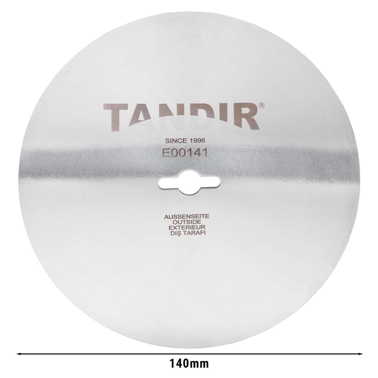 TANDIR® | Schneidemesser - Ø140mm - glatt