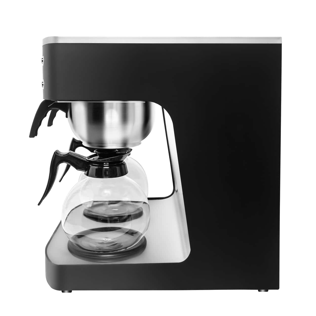 Filterkaffeemaschine - 2x 1,8 Liter - 4 kW - mit 4 Warmhalteplatten - inkl. 2 Glaskannen