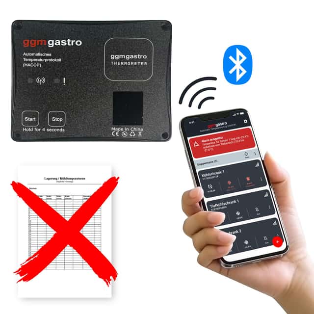 Automatisches Temperaturprotokoll - mit GGM Thermometer App