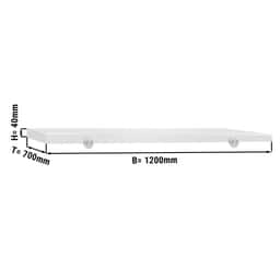 Schneideplatte für Arbeitstisch - 1200x700mm - Weiß