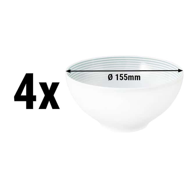 (4 pieces) Seltmann Weiden - Bowl round - Ø 155 mm