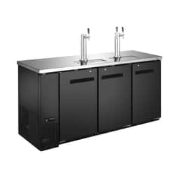 Bierkühler mit Zapfhahn - 3x50 L Fässer - 1850x620mm