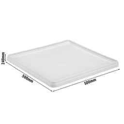 CAMBRO | CAMRACK® - Kryt na koš - 500x500mm - šedý