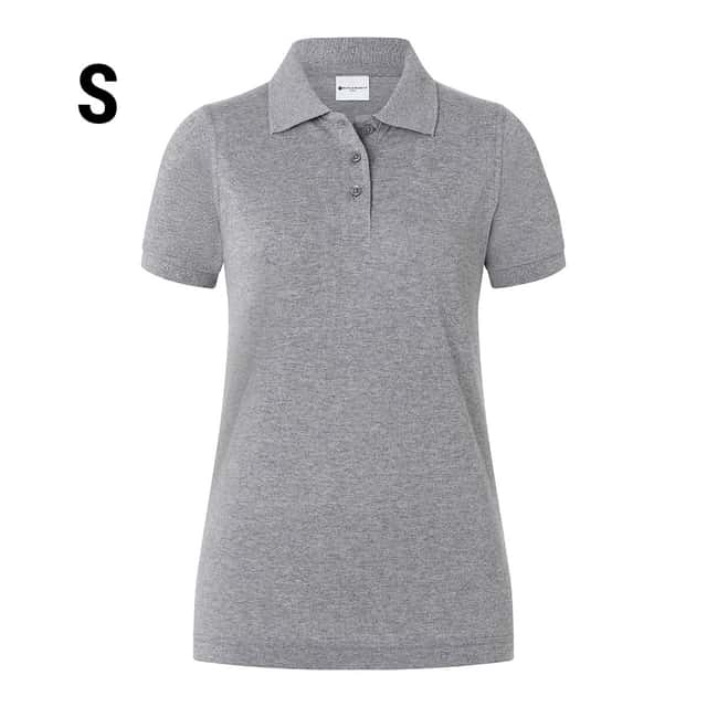 KARLOWSKY | Damen Workwear Poloshirt Basic - Hellgrau - Größe: S