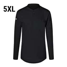 (6 Stück) KARLOWSKY | Langarm Herren Arbeitsshirt Performance - Schwarz - Größe: 5XL