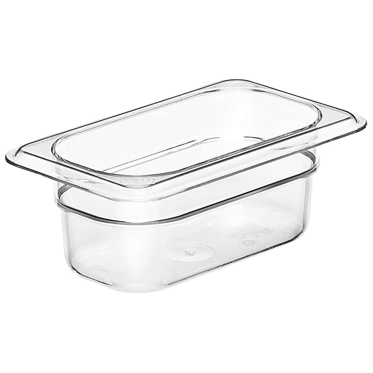 (6 Stück) CAMBRO | CAMWEAR® -  Polycarbonat GN-Behälter 1/9 - Clear - Tiefe 65 mm