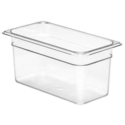 (6 Stück) CAMBRO | CAMWEAR® -  Polycarbonat GN-Behälter 1/3 - Clear - Tiefe 150 mm