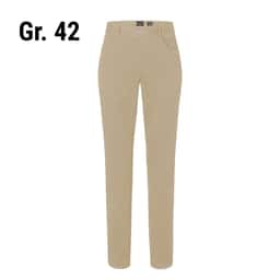 KARLOWSKY | Damen 5-Pocket-Hose - Kieselgrau - Größe: 42