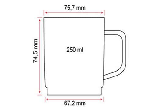 (50 Stück) Polycarbonat Tee-/Kaffeetasse, clear - 200 ml