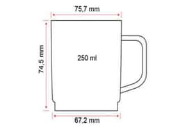 (50 Stück) Polycarbonat Tee-/Kaffeetasse, clear - 200 ml