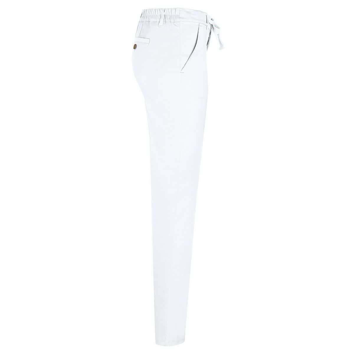 KARLOWSKY | Damen Chinohose Modern-Stretch - Weiß - Größe: 44