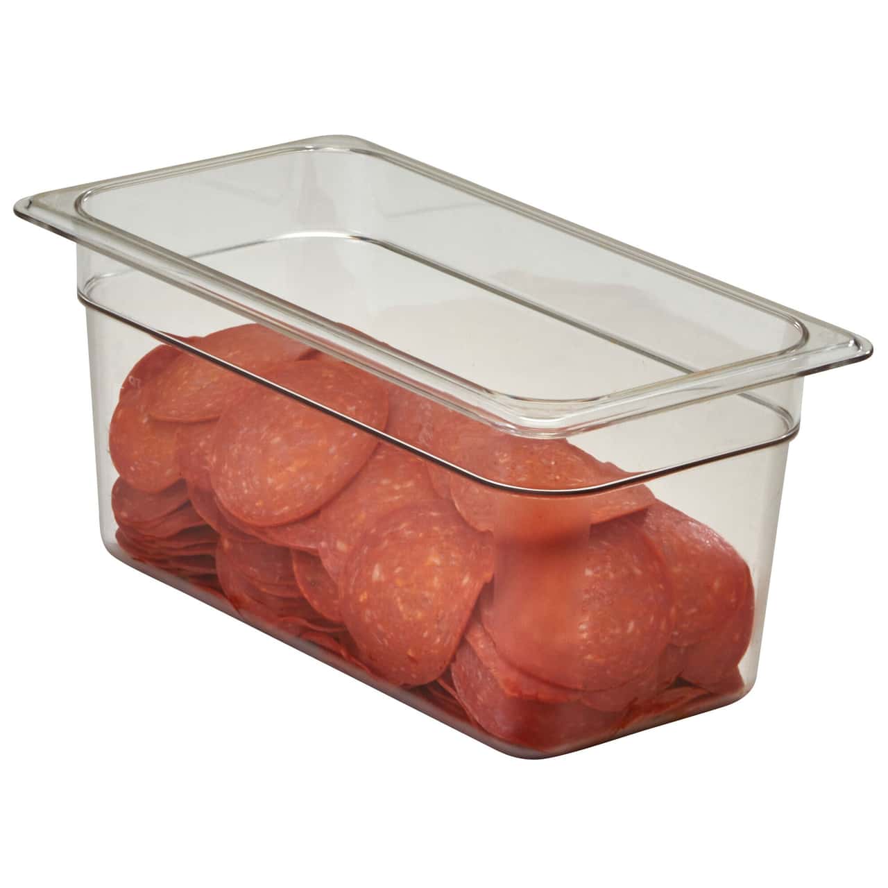 (6 Stück) CAMBRO | CAMWEAR® -  Polycarbonat GN-Behälter 1/3 - Clear - Tiefe 150 mm