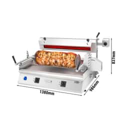 Cag Kebab Maschine - 9,8kW - horizontal - Tischgerät