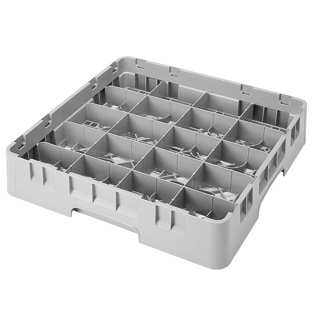 CAMBRO | CAMRACK® - Tassenspülkorb 1/1 - mit 20 Fächer - 500x500mmn - Grau