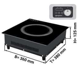 (2 Stück) Induktionsherd - 3,5 kW - Einbaugerät