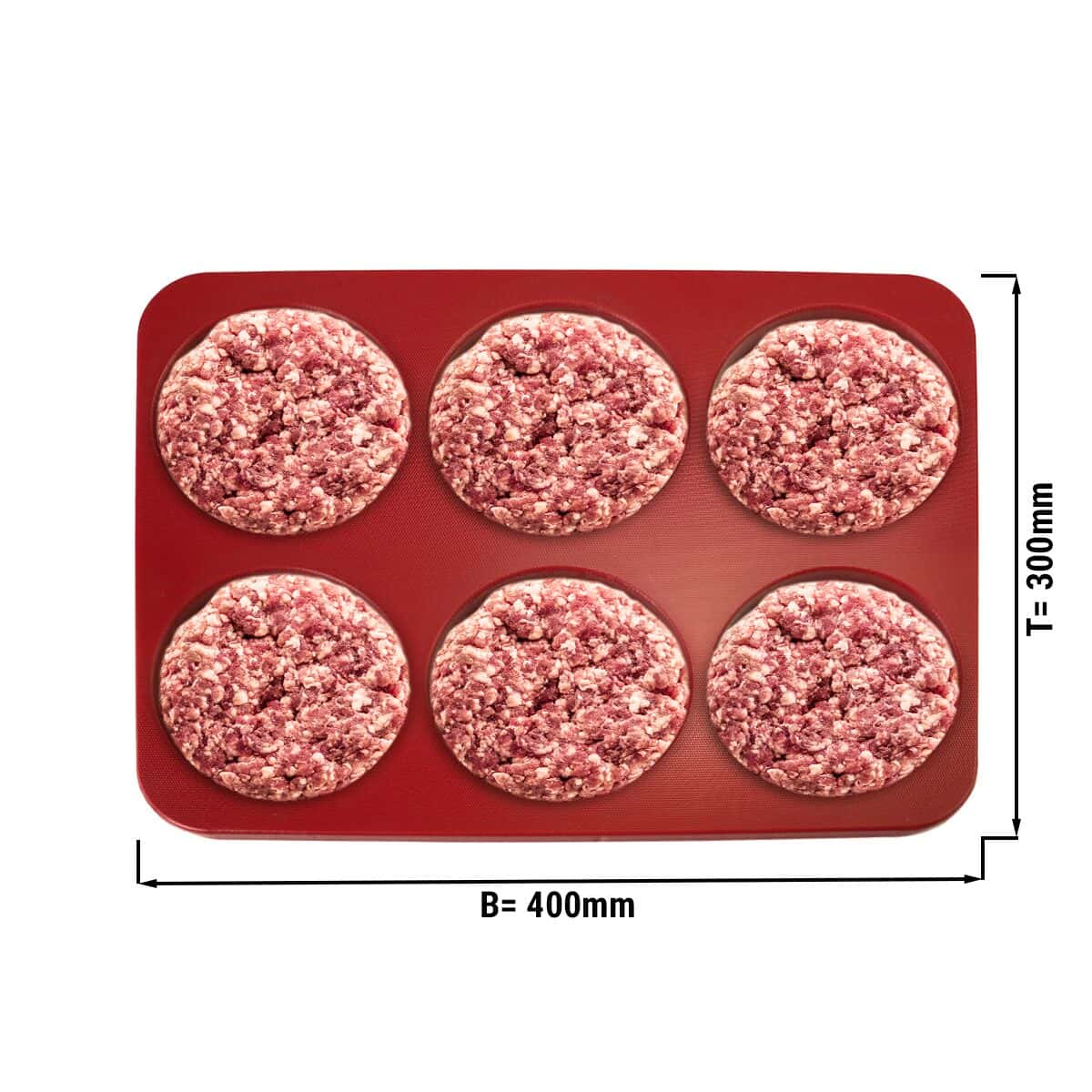 Frikadellen-/ Hamburgerpresse - groß