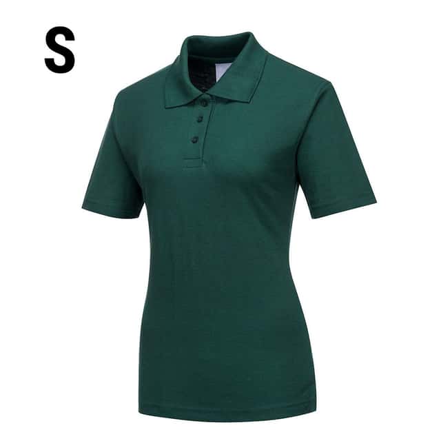 Damen Poloshirt - Flaschengrün - Größe: S