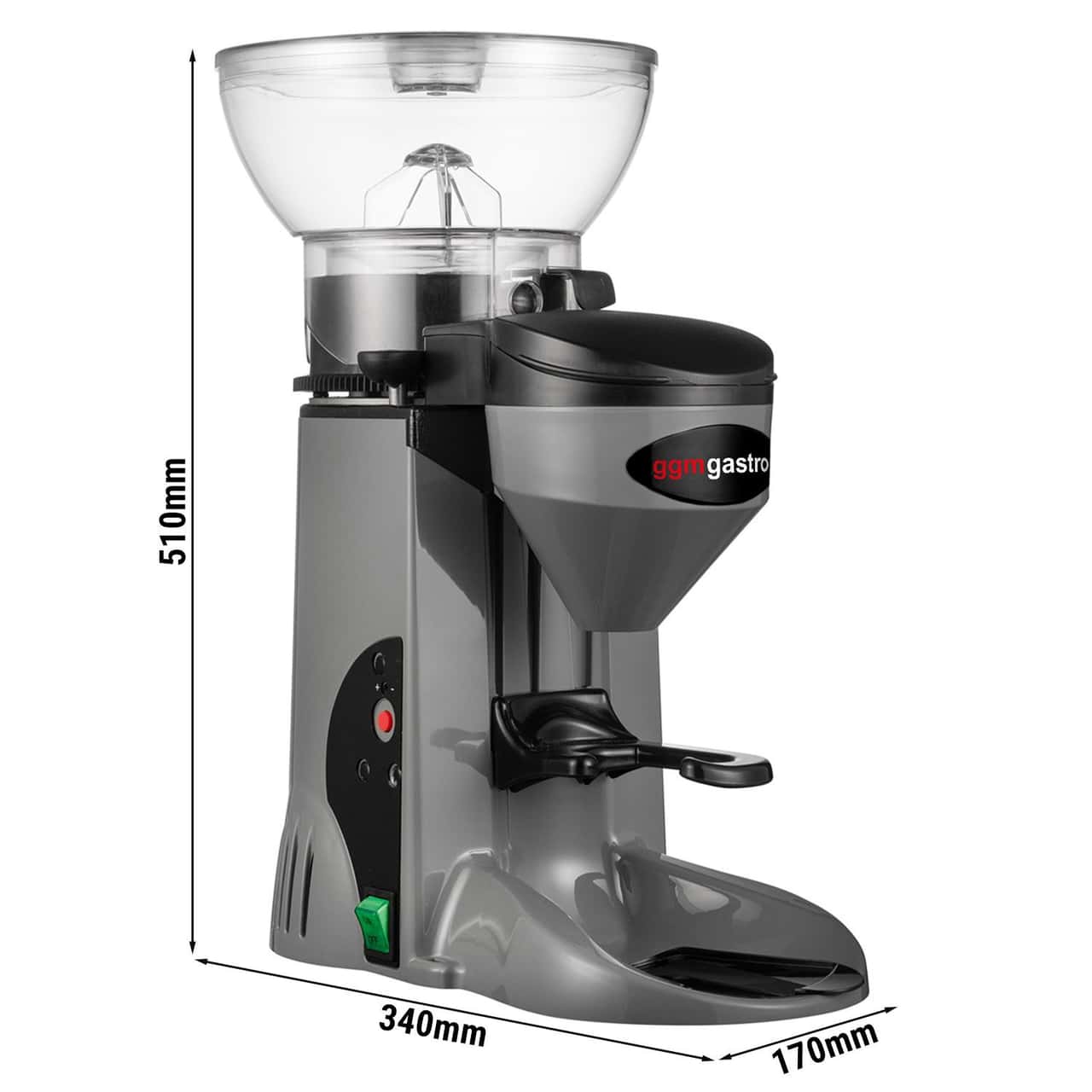 Kaffeemühle - Grau - 1kg - 270 Watt - 77dB