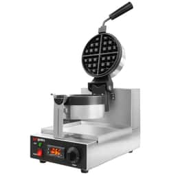 Waffeleisen - Einzeln - 1,3kW - 180° Drehung - mit Temperaturanzeige